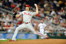 WASHINGTON:  Cole Hamels #35 of the Philadelphia Phillies pitches against the Washington Nationals at Nationals Park in Washington, DC.  (Photo by Greg Fiume/Getty Images)
