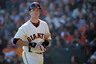 SAN FRANCISCO -  Buster Posey #28 of the San Francisco Giants stands on the field during Game Three of the NLCS against the Philadelphia Phillies during the 2010 MLB Playoffs at AT&T Park.  (Photo by Harry How/Getty Images) 